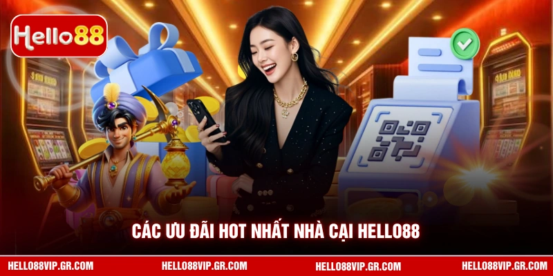 Khuyến Mại HELLO88 Các ưu đãi hot nhất nhà cại HELLO88