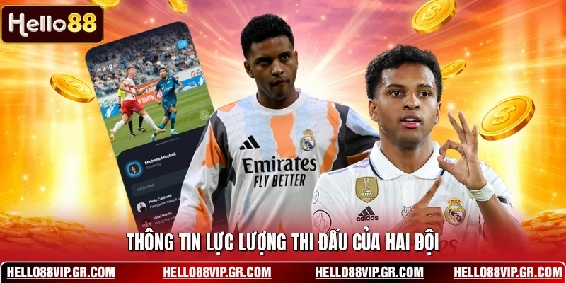 Kèo Châu Âu HELLO88 - Những Quy Luật Đặt Cược Cần Biết Thông tin lực lượng thi đấu của hai đội