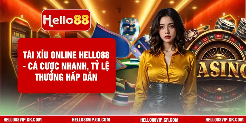 Tài Xỉu Online HELLO88 - Cá Cược Nhanh, Tỷ Lệ Thưởng Hấp Dẫn Tài Xỉu Online HELLO88